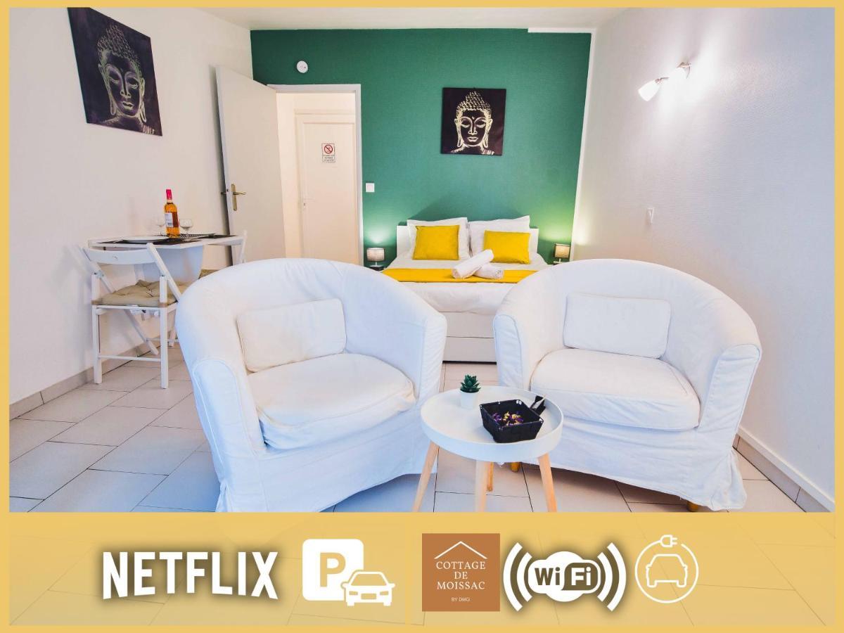 Apt T1 Cosy Et Ambiance Zen "Cottage De Moissac" Ngoại thất bức ảnh